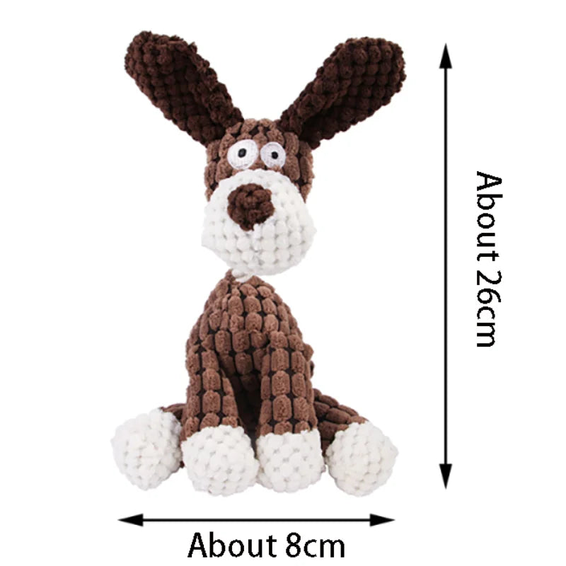 Plush Squeaky Puppy Chew Toy